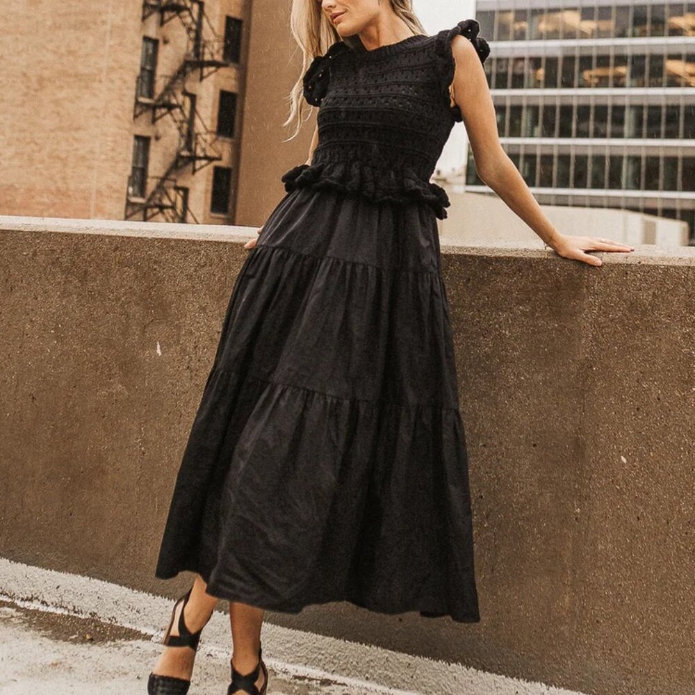 bohme Carey Maxi Dress in Black